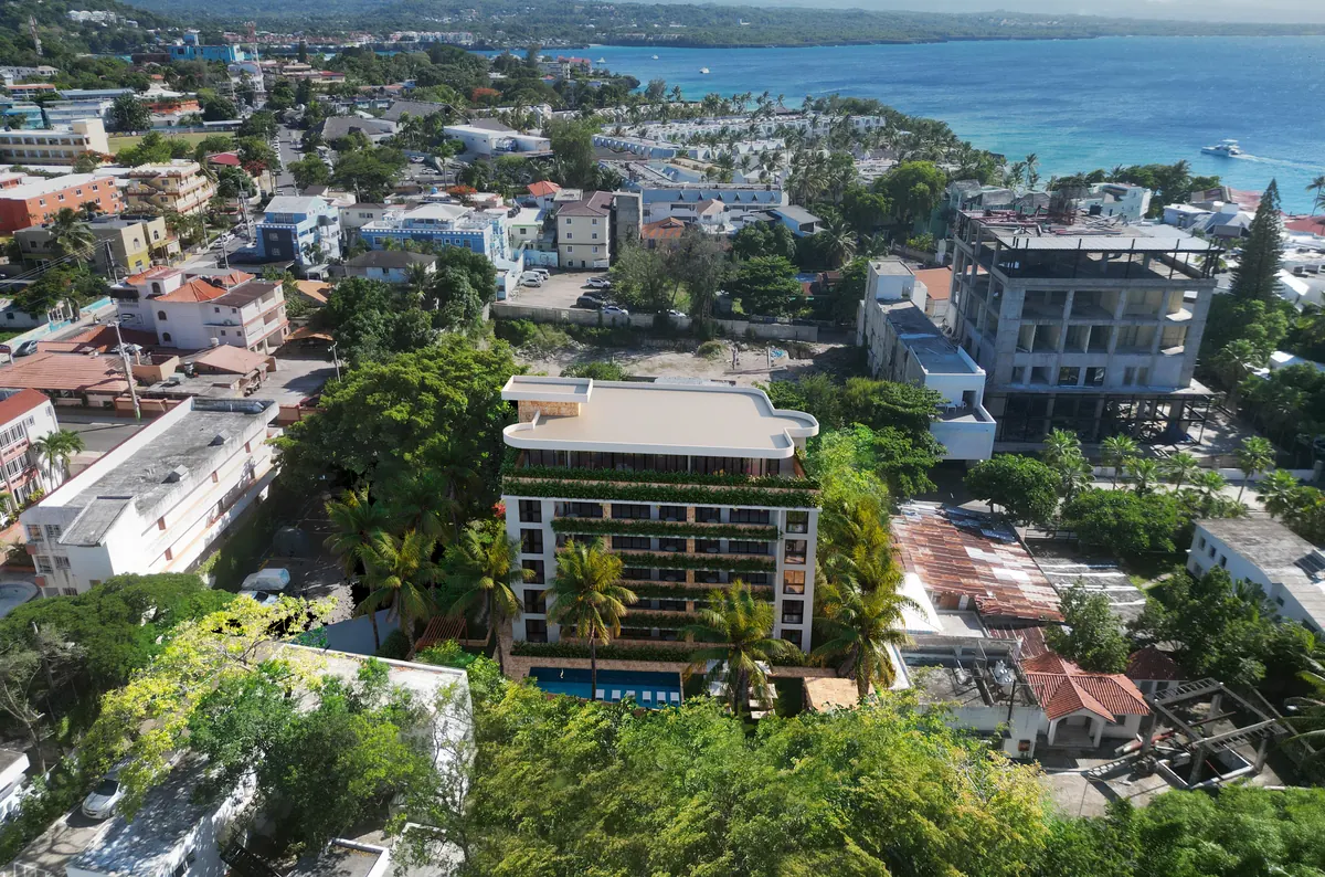 Ocean Tree Residences in Sosúa, aerial view