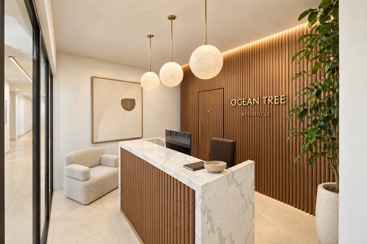Lobby and concierge, Ocean Tree Residences, Sosúa
