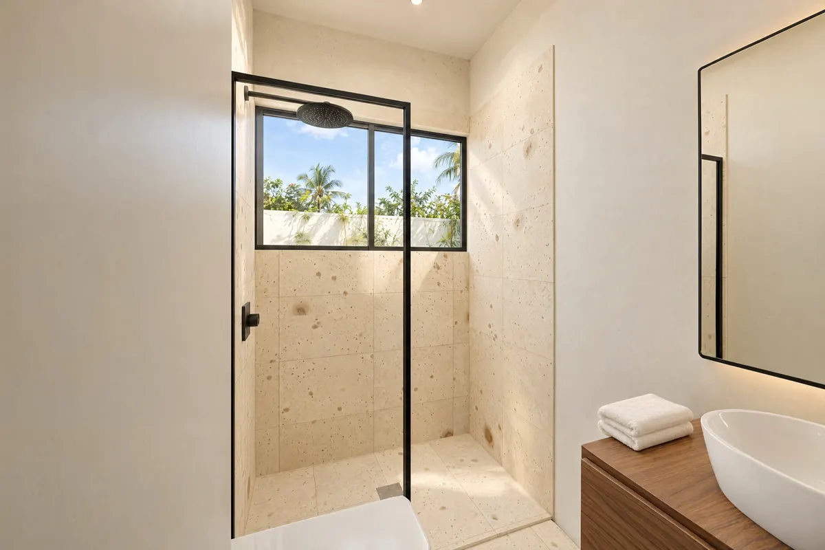 Bathroom, Crocus apartment, Ocean Tree Residences, Sosúa