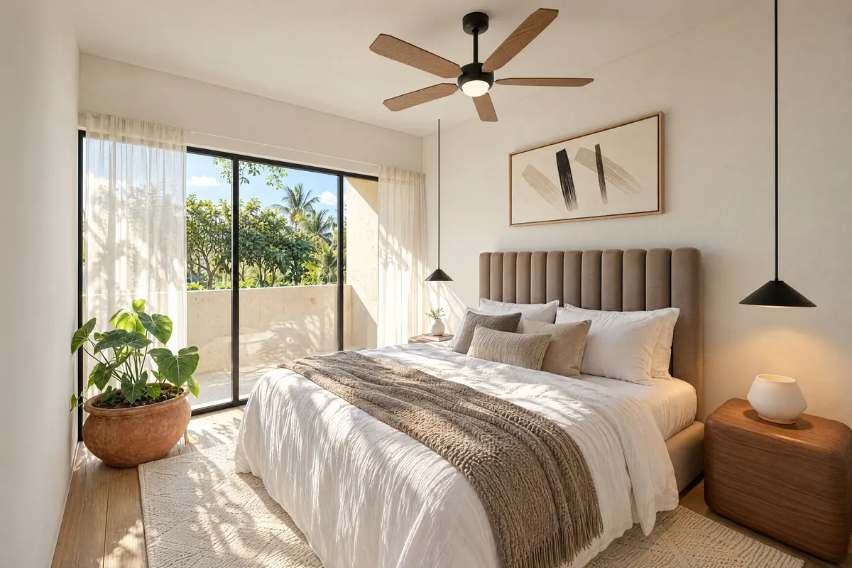 Master bedroom, Lilly apartment, Ocean Tree Residences, Sosúa