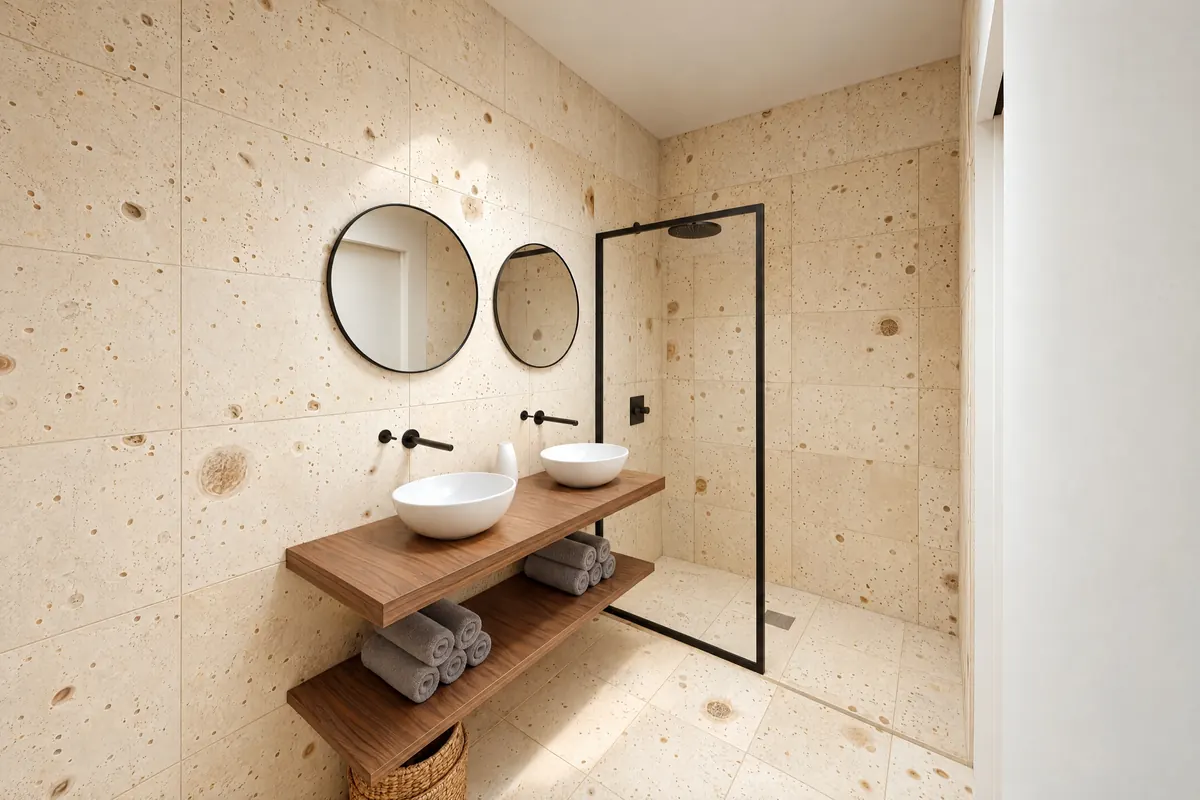 Master bathroom, Lilly apartment, Ocean Tree Residences, Sosúa