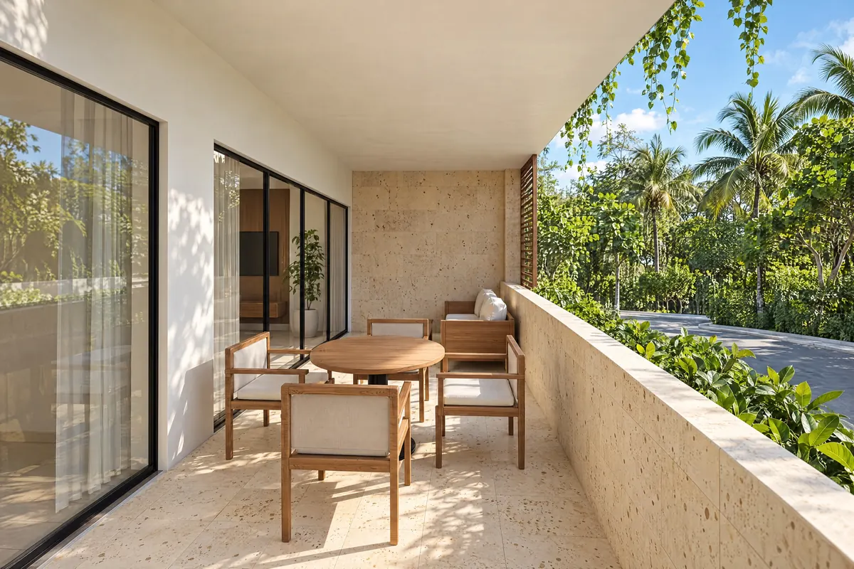 Private terrace, Orchid apartment, Ocean Tree Residences, Sosúa