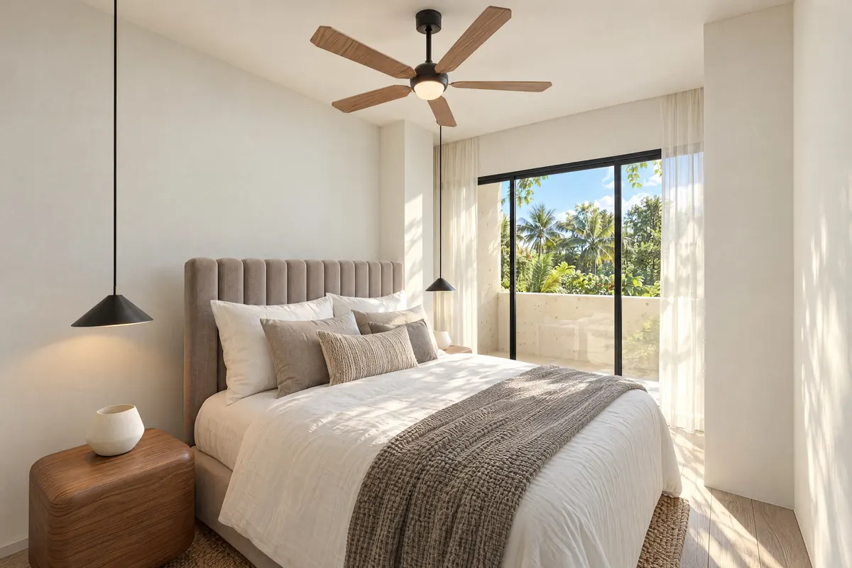 Bedroom, Rose apartment, Ocean Tree Residences, Sosúa