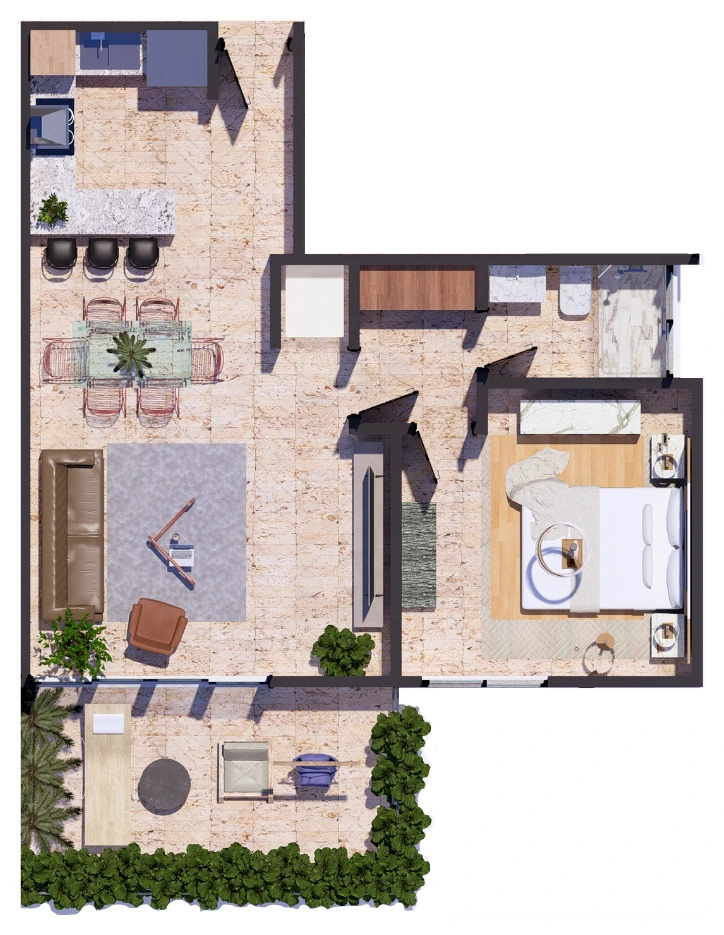 Floor plan Lotus