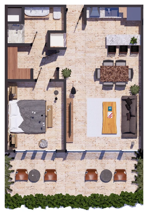 Floor plan Orchid