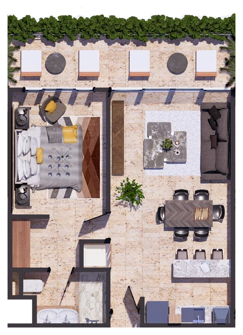 Floor plan Rose