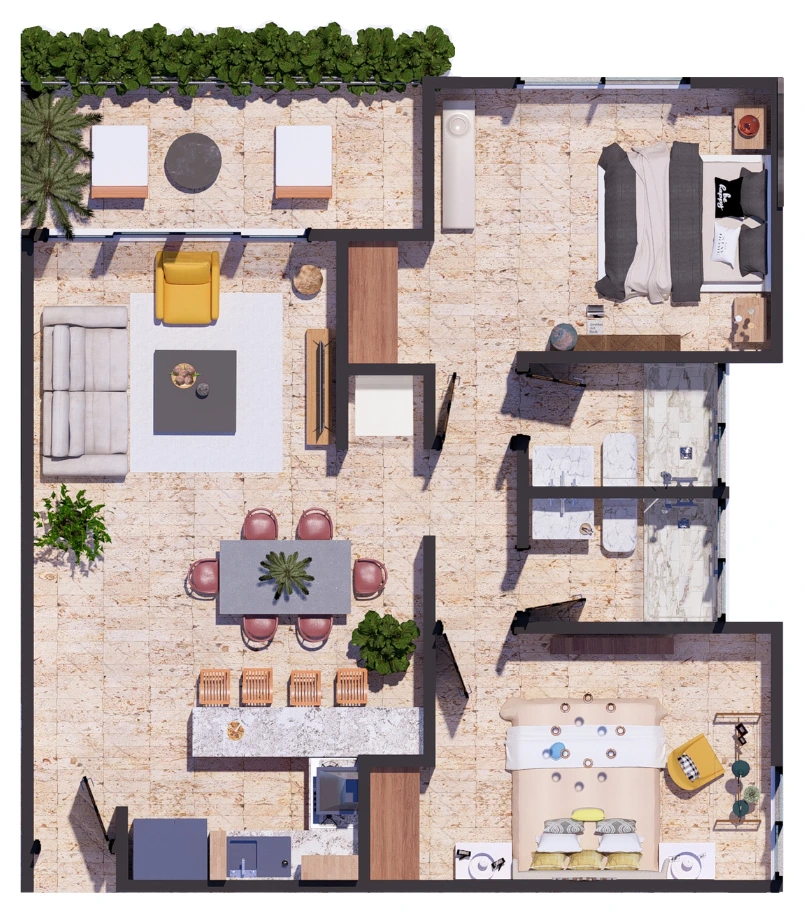 Floor plan Tulip